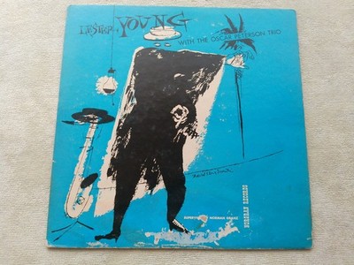 LESTER YOUNG TRIO OSCAR PETERSON ORIG. 10'' NORGRAN MONO MG N-5 DG FLAT EDGE