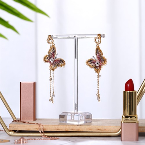 4 Stück Ohrring Display Ständer T Form für Schmuck Organisation - Bild 3 von 12