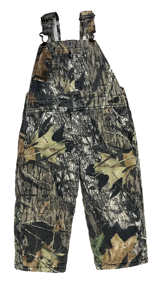Mono camuflado Wolf Mountain Huntingwear aislado roble musgo niños 2T #3194 Foto 2 de 4