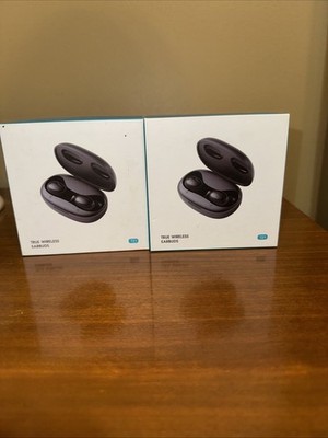 2 True wireless earbuds Model T21 New-Sealed (D48)