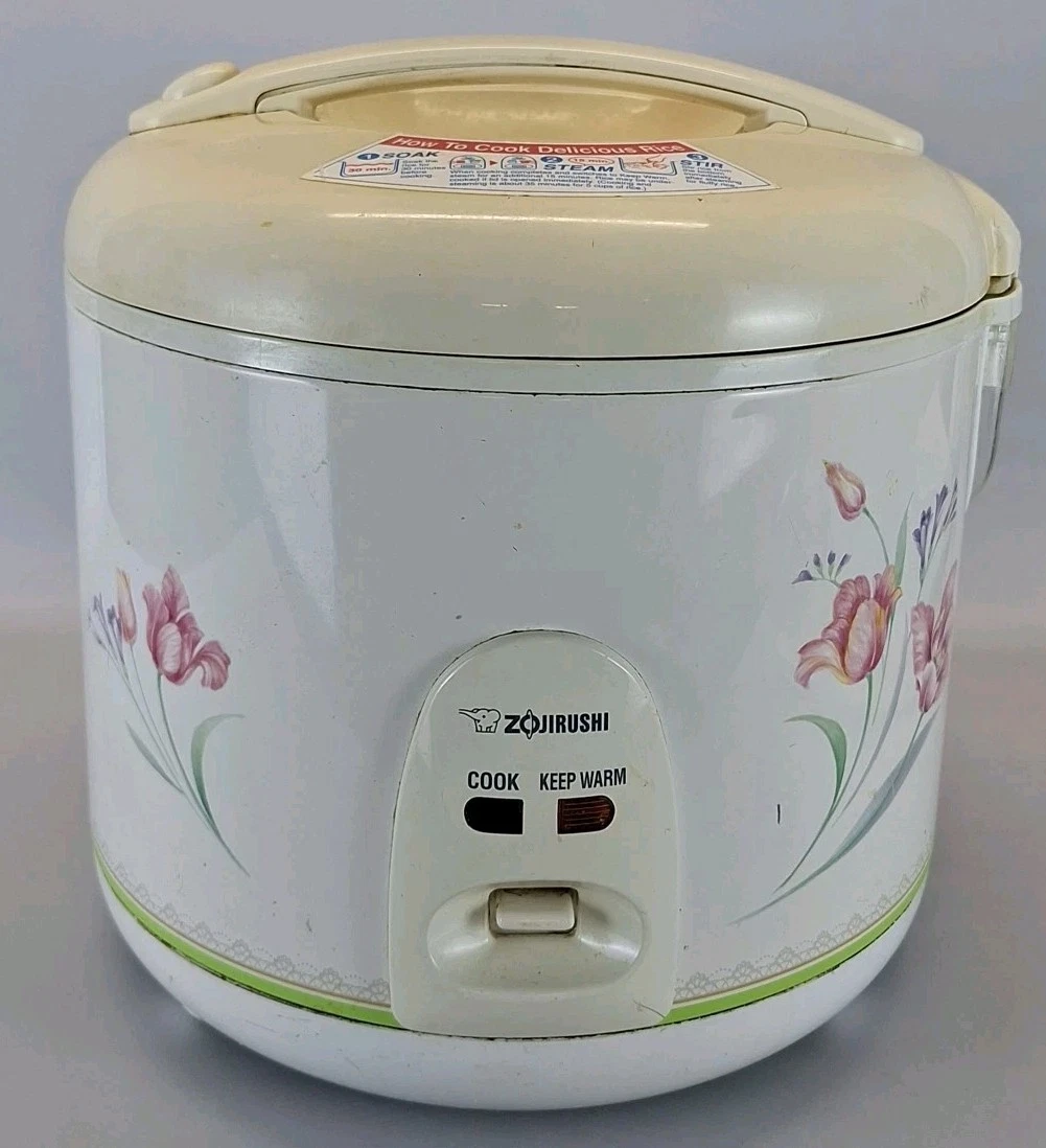 Zojirushi Rice Cooker/Warmer NS-RNC18A 1.8L Spring Bouquet 10 Cup Tested READ