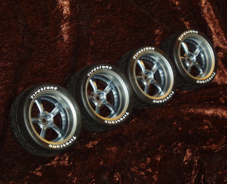 RC TOURING CAR WHEELS/TIRES MST 5 SPOKE *Vaterra/Losi v100/HPI/TRX 4tec/on-road - Image 2 of 4