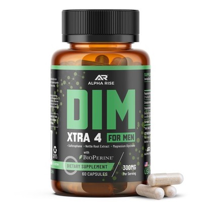 Premium DIM Supplement for Men | Estrogen Blocker & Aromatase Inhibitor | Dii...