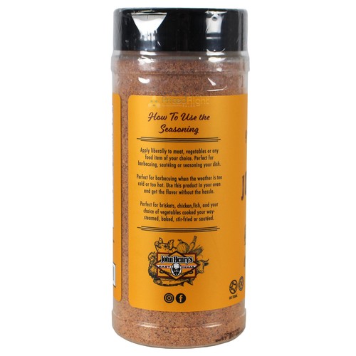 John Henry's Store Ole Bobs Hickory mit Knoblauch Einreiben Gewürz 11,5 Oz Flasche 55126 - Bild 3 von 7