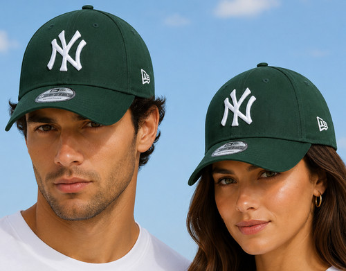New York Yankees Dark Green Baseball Era 9Forty League Essential Cap