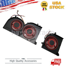 CPU GPU Cooling Fan for BS5005HS-U2F1 MSI GS63 GS63VR GS73 GS73VR MS-16K2 U2L1