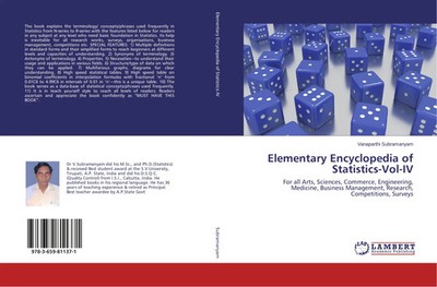 Elementary Encyclopedia of Statistics-Vol-IV Vanaparthi Subramanyam Taschenbuch