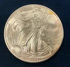 U.S. Mint American Eagle 2001 1 oz .999 Silver Bullion Coin