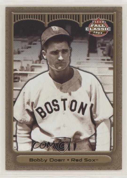 2003 Fleer Fall Classic Championship Gold 43/50 Bobby Doerr #2 HOF 0q3