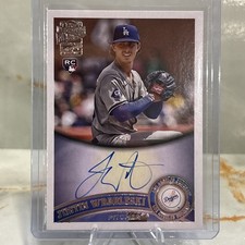 2025 Topps Archives - 2011 Fan Favorites On Card Autograph Justin Wrobleski