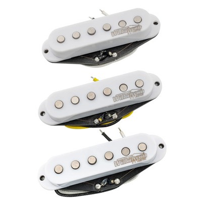  Wilkinson M Series White High Output Alnico 5 Guitar ST Single Coil Pickups Set