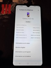 Samsung Galaxy A32 5G sm-A326B/DS couleur  mauve