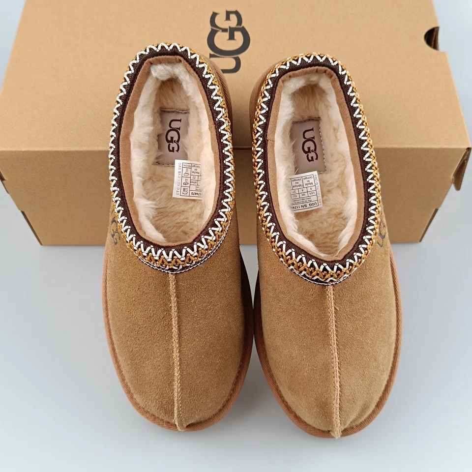 Zapatillas UGG Tasman Castaño/Marrón Gamuza Superior Para Mujer US6-11 Seleccionar Talla Zapatos Foto 2 de 4