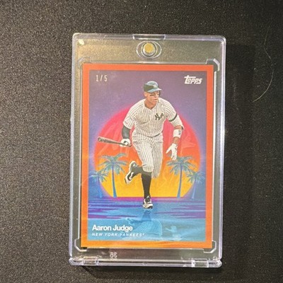 2020 Topps On Demand Summer Blockbuster Aaron Judge Orange /5 #1 Yankees