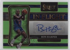 2021-22 Select In Flight Signatures Neon Green Prizm 62/99 Ron Harper Auto 18er