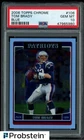 2006 Topps Chrome Blue #106 Tom Brady New England Patriots 28/50 PSA 10 GEM MINT