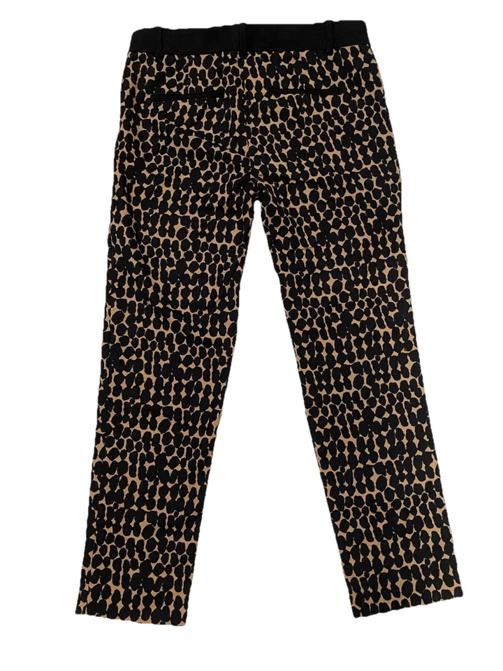 Pantalones al tobillo ajustados Ann Taylor Loft para mujer talla 2 Zoe con estampado de animales manchados Foto 4 de 4