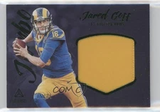 2020 Panini Luminance Jumbo Material Prime Green /25 Jared Goff #J4