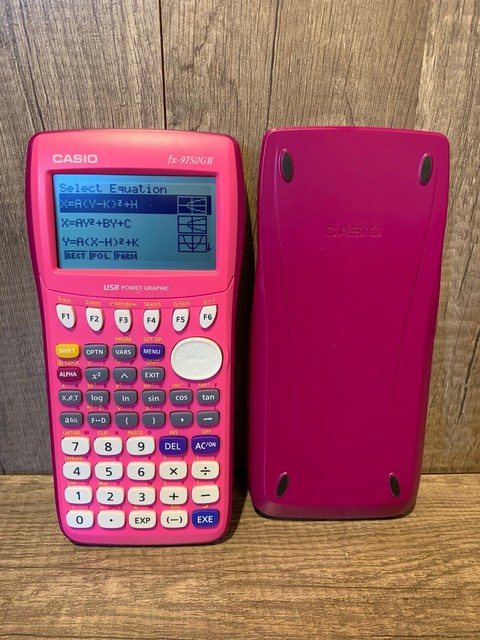 calculator casio pink