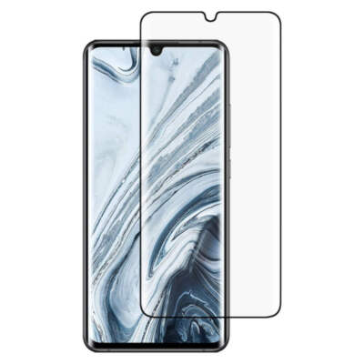 Xiaomi Mi Note 10 9H HD 3D Curved Tempered Glass Film - Black