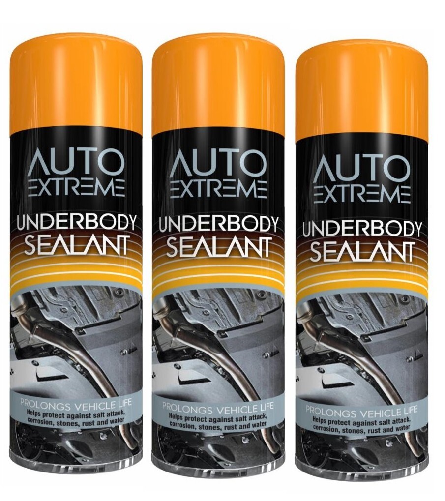 3 x 400ml CARPRIDE UNDERBODY SEAL SPRAY PAINT CAR UNDER BODY PROTECTION