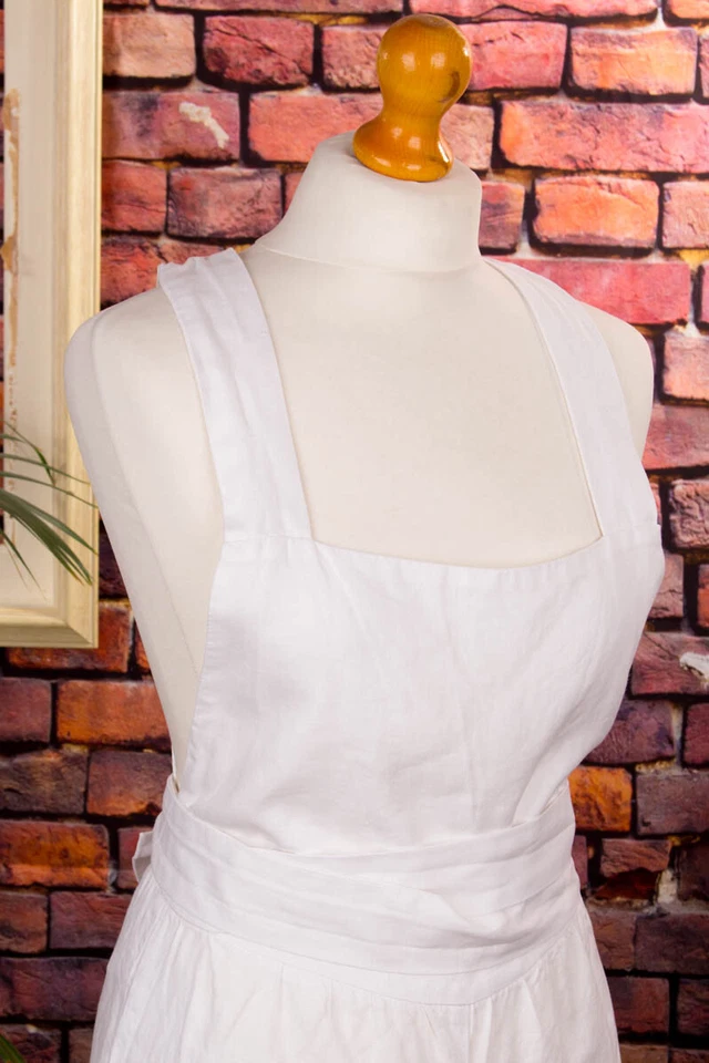 Mono Largo ISOBEL Blanco 100% Lino XS - Imagen 3 de 4