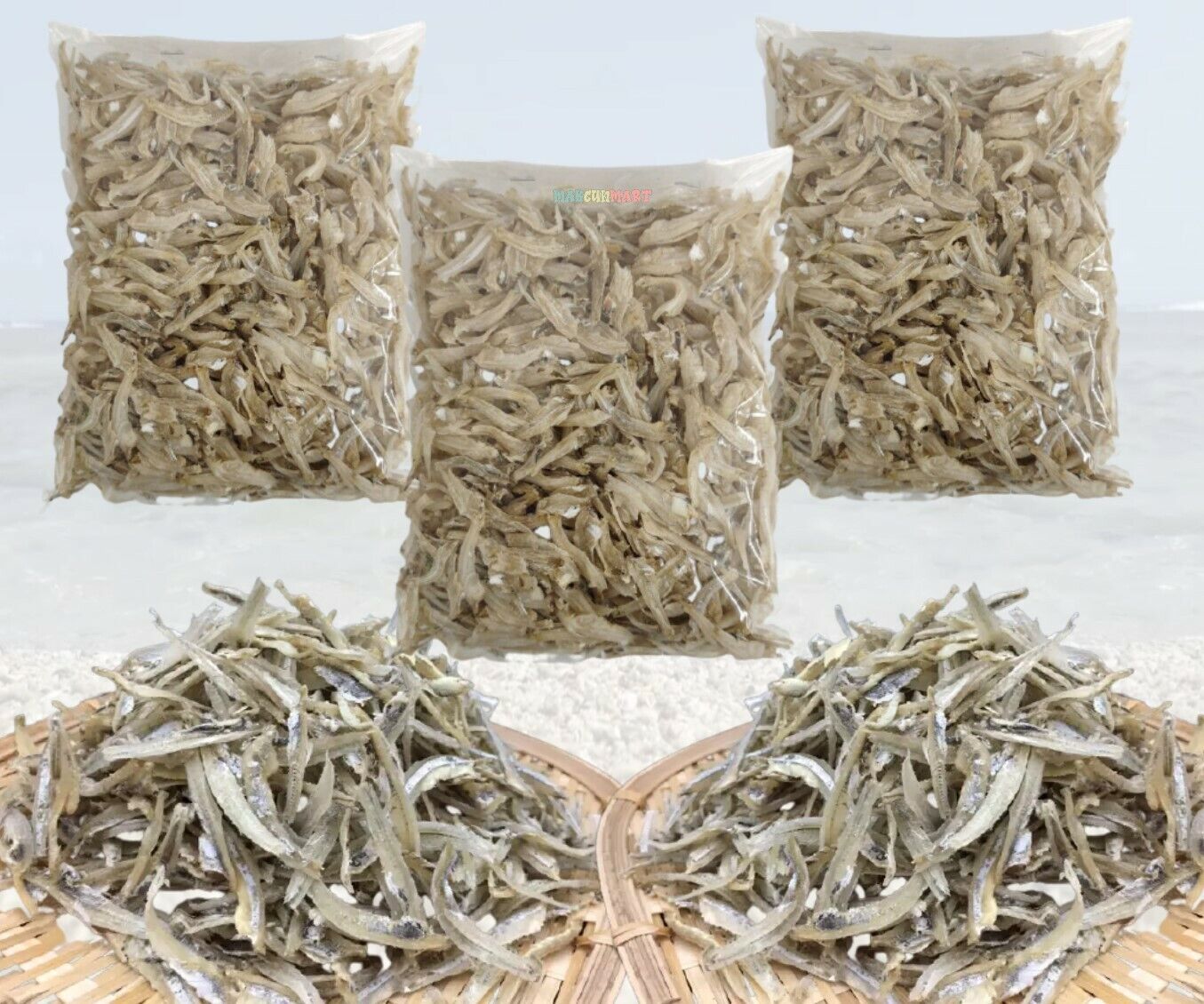Cheap super special price Ikan Ranking TOP8 Bilis Kopek Dried Seafood Anchovy Cle Peeled Fish Anchovies