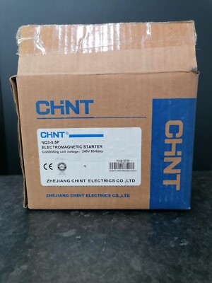 CHINT NQ3-5.5P DOL Starter mit Metallfuß und Kunststoffabdeckung. IP55 5,5kW, 12A