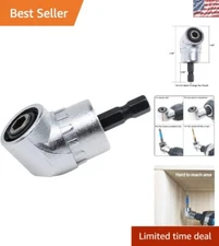 105° Right Angle Drill Attachment - Perfect for Tight Spaces & Quick Changes