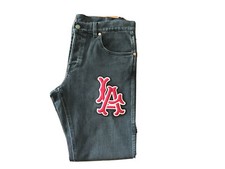 GUCCI MENS $1150 BLACK WASHED JEANS SZ.34 LTD LA BASEBALL NWTAG ITALY 