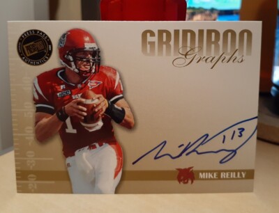 2009 Press Pass Gridiron Mike Reilly ROOKIE Auto CENTRAL WASHINGTON WILDCATS