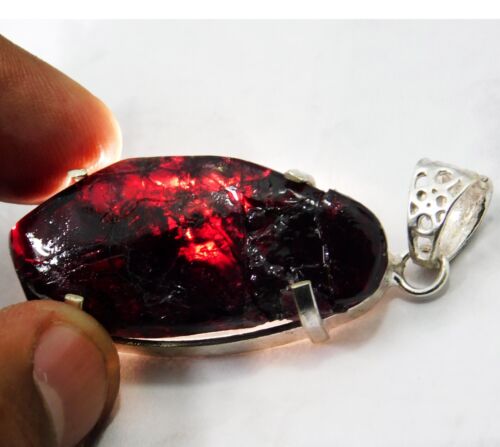 Natural 95.50 Ct Awessom!! Red Painite Rough Pendant Loose Gemstone Certified
