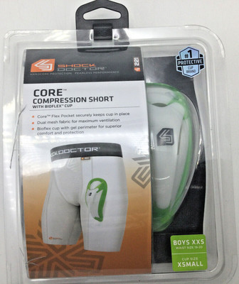 Shock Doctor 221 - Short de Compression avec Coquille de Shock Doctor 221 - Short de Compression avec Coquille de