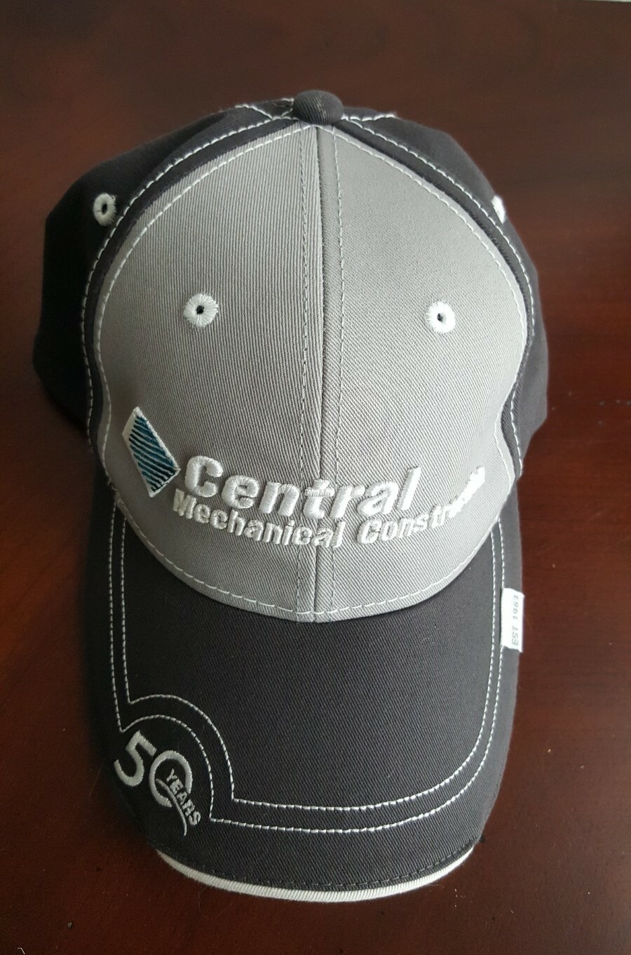 Ball Cap Hat Central Mechanical Construction Fitt… - image 1