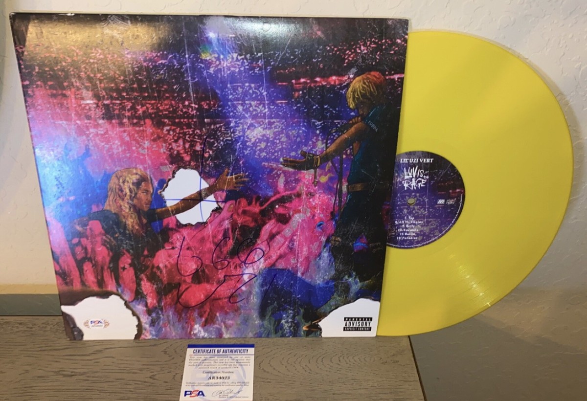 LIL UZI VERT LUV IS RAGE SIGNED VINYL LP RSD 2018 LTD ED # /2500