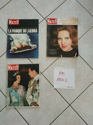 1980/1990-LOT 20 PARIS MATCH-special LADY Diana-prince charles -french