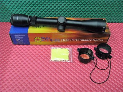 Sun Optics Hunter Plus Rimfire Riflescope 3-9X40 Mono Tube/Finger Dial CSPR3940
