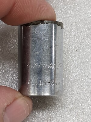POWR-KRAFT 7/16'' 1/4dr. 6pt. Socket 84H4762 USA (Wright Tools)