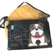 CHALA BULLDOG MINI CROSSBODY PURSE Messenger Over Shoulder Bag Handbag