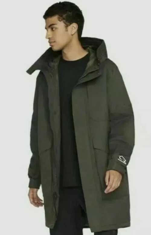 Nike Sportswear Synthetic Fill Parka Jacket Men s CZ2867 001 Newsprint 375 XS