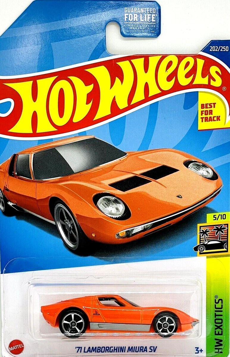 2022 Hot Wheels Orange 71 Lamborghini Miura SV HW Exotics 5 10