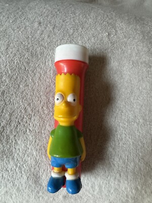 Bart Simpson Happiness Express Flashlight,Used, USPS Priority Ship Included