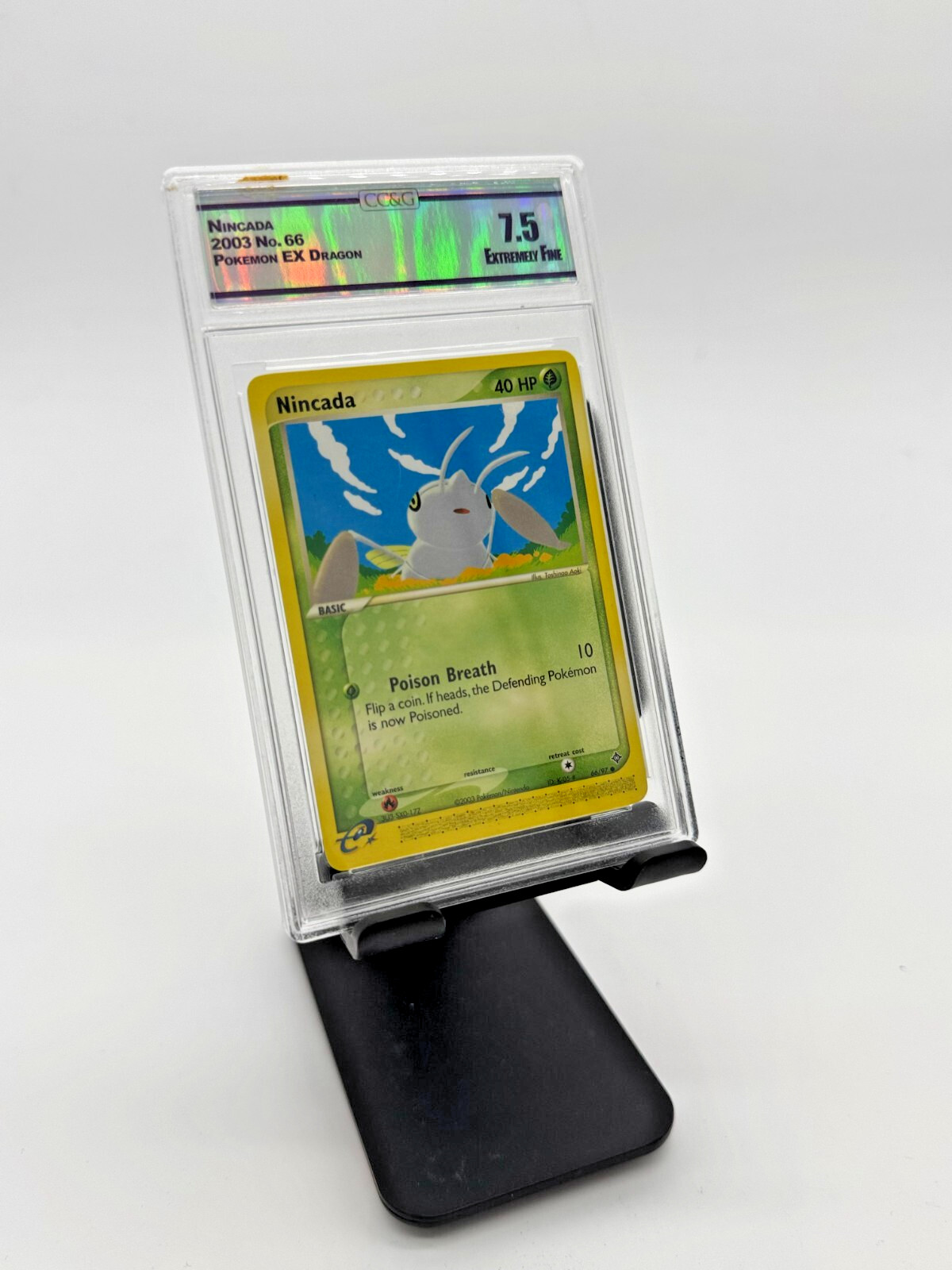 2003 Nincada 66/97 - CC&G 7.5 Extremely Fine - English Pokemon