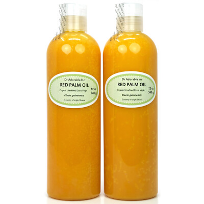 Premium Red Palm Oil 100% Pure Organic Cold Pressed Best Health 2 oz up to 7 LB