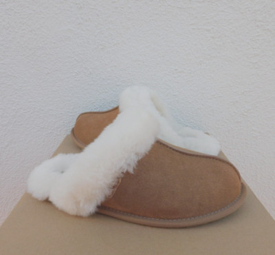 UGG SCUFFETTE II REGENERATE CHESTNUT SHEEPSKIN SLIPPERS, WOMEN US 9/ EUR 40 ~NIB