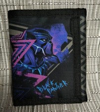 Marvel Avengers Bioworld Black Panther Trifold Boy  s Wallet