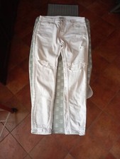 jeans uomo zara strappato bianco taglia 48