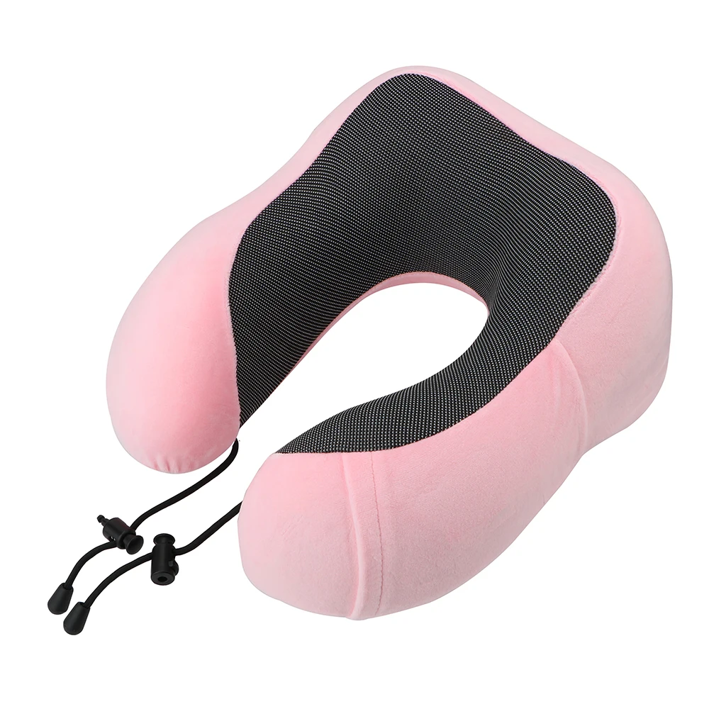 Ultra-Soft U-Shaped Memory Foam Travel Pillow for Neck Support