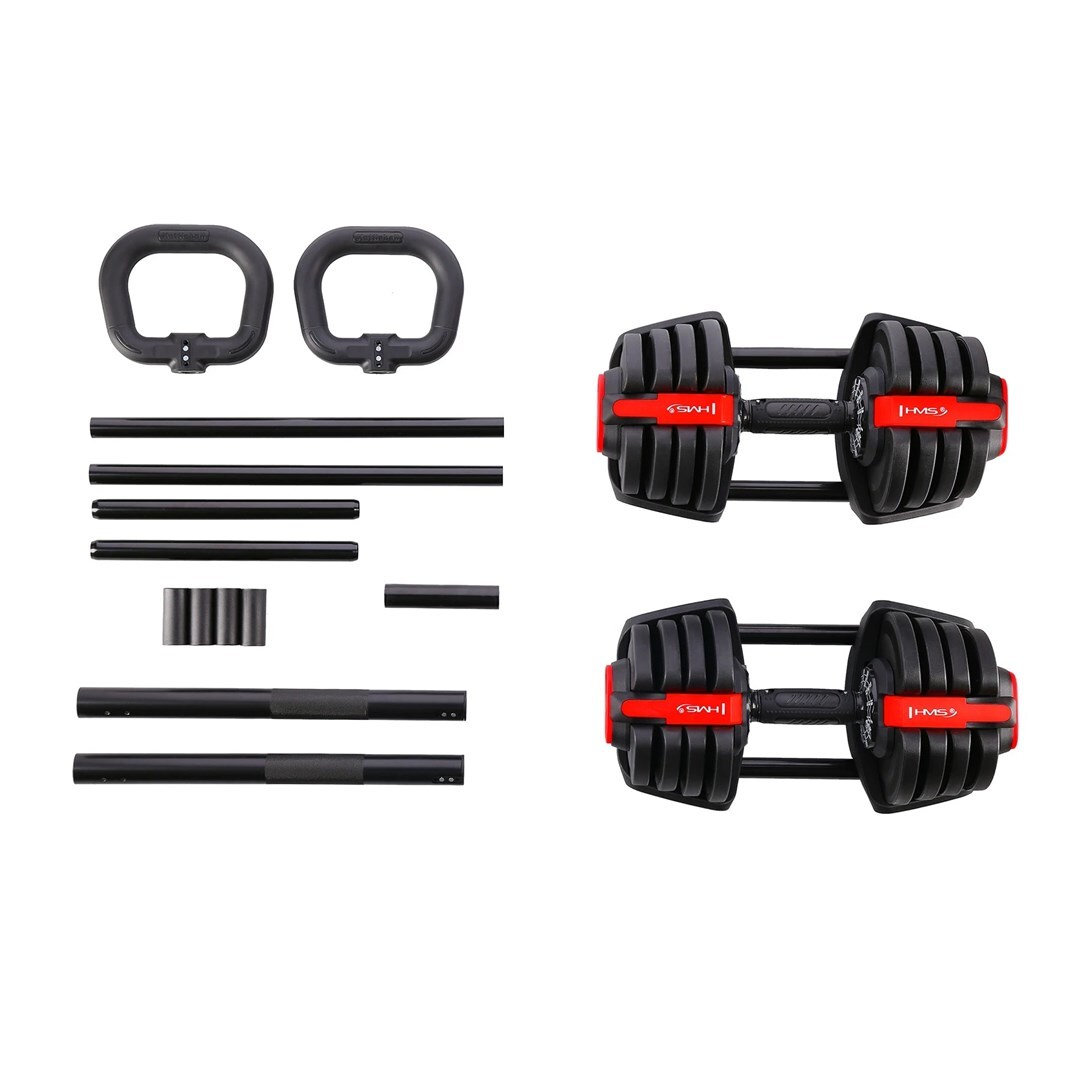 5907695553574 HMS SGR18 PRO SET 3-в-1 41-килограммовый НАБОР для кормления HMS Langhantels 87690₽