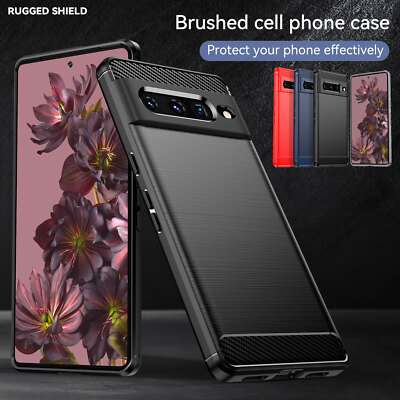 For Google Pixel 7 /7 Pro Luxury Shockproof Classic Soft Brushed TPU Cover Case